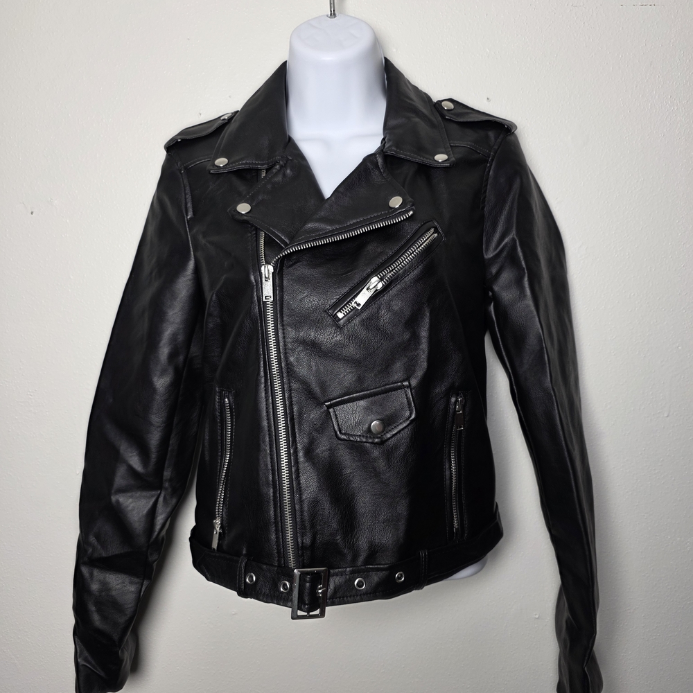 Love Tree Black Bomber Jacket